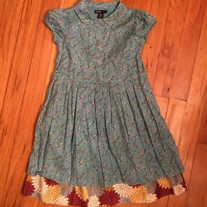 Baby Gap Turquoise Floral Dress